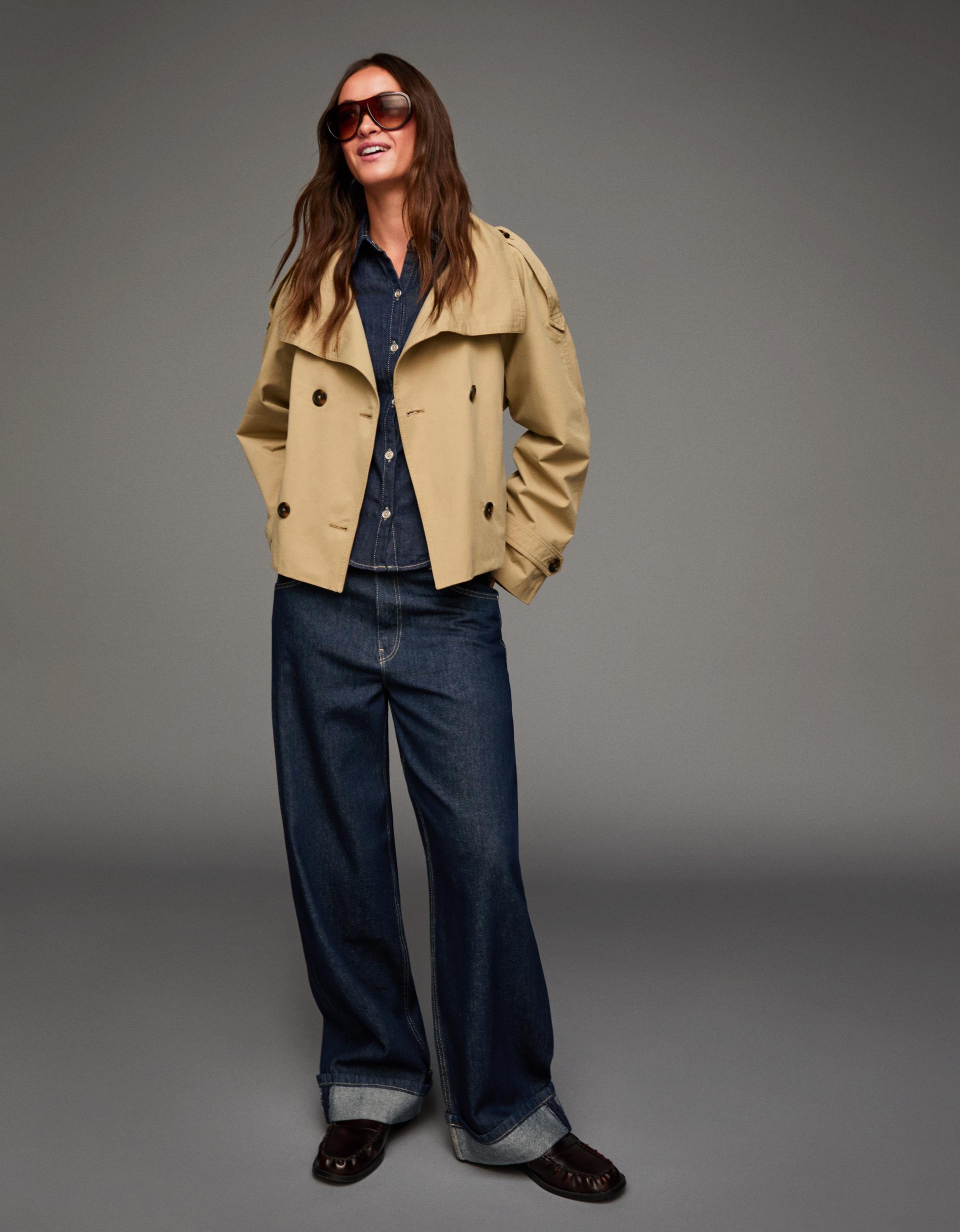 Mara™ | Kurzer Trenchcoat