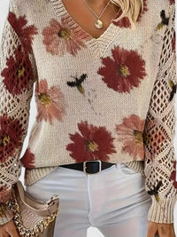 Annelies™ | Elegante Pullover mit Blumenmuster