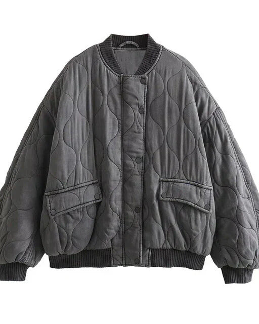 Selvia | Gepolsterte Bomberjacke