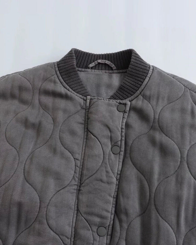 Selvia | Gepolsterte Bomberjacke