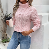 Amelia | Elegante gestrickte Rollkragenpullover