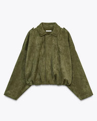 Noah™ | Bomberjacke aus Kunstvelours