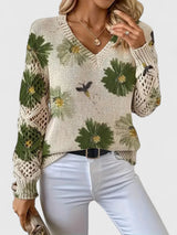 Annelies™ | Elegante Pullover mit Blumenmuster