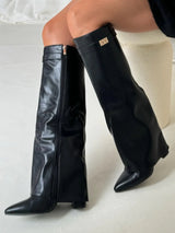 Kara Elle™ | Ausgestellte High Boots