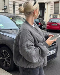 Selvia | Gepolsterte Bomberjacke