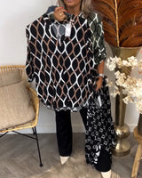 Noor | Bluse mit grafischem Druck