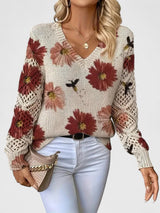 Annelies™ | Elegante Pullover mit Blumenmuster