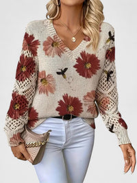Annelies™ | Elegante Pullover mit Blumenmuster