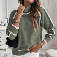 Kaylee - Eleganter Rundhalsausschnitt Pullover