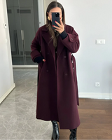 Amalia | Weinrot Trenchcoat