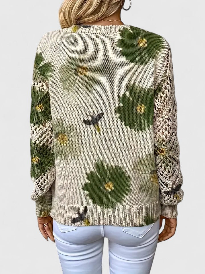 Annelies™ | Elegante Pullover mit Blumenmuster