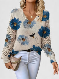 Annelies™ | Elegante Pullover mit Blumenmuster