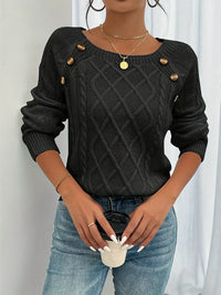 Lotte | Edle Kabelzugstrick-Winterpullover