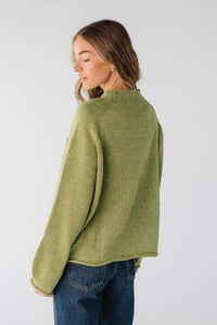 Olive Strick-Fischerpullover