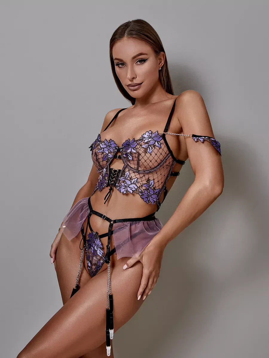 Feline | 3-teiliges Lingerieset