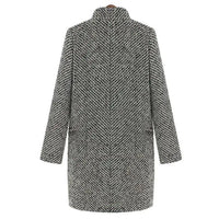 Evelyn | Schlanke Winterjacke aus Wolle