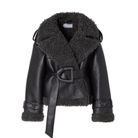 Elvira | Belted Shearling Coat