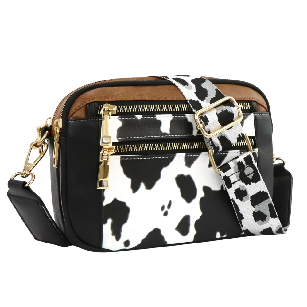 Edith | Raffinierte PU Leder-Schultertasche