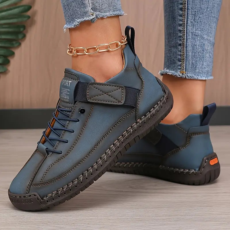 Sophie™ | Bequeme Wanderstiefel Dunkelblau