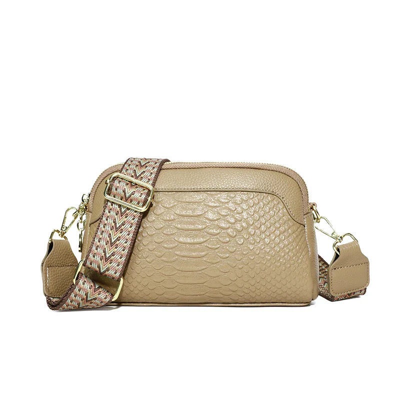 Amara | Verfeinertes PU Leder Schultertasche