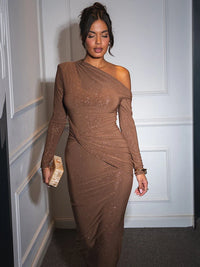 Alina | Glitzernde Maxikleid