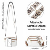 Edith | Raffinierte PU Leder-Schultertasche