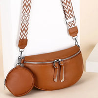 Hayley | Veredelte PU Leder-Schultertasche