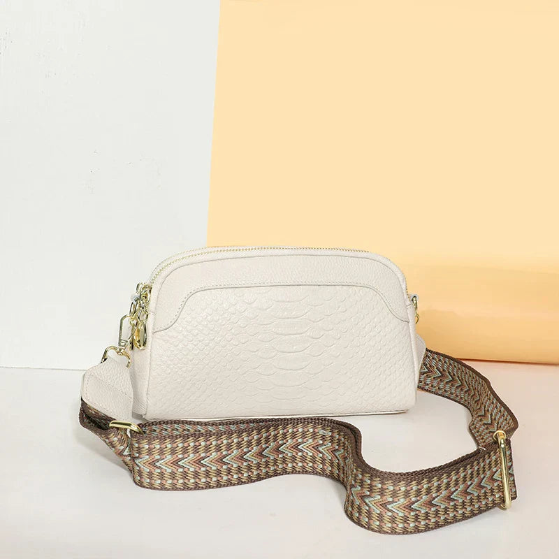 Amara | Verfeinertes PU Leder Schultertasche