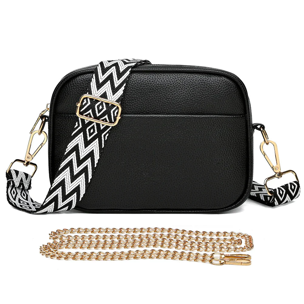 Ayla | Raffinierte PU Leder-Querträgertasche