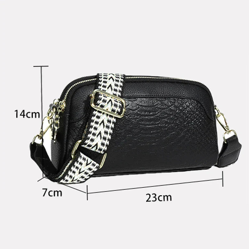 Amara | Verfeinertes PU Leder Schultertasche