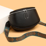 Indie | Finsläpierte PU Leder-Shoulderbag
