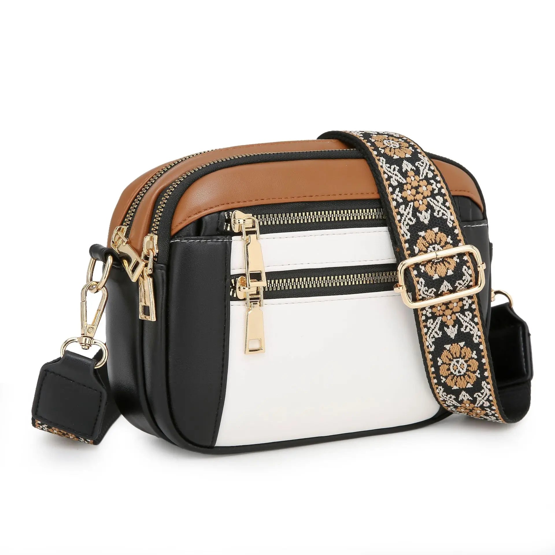 Ayla | Raffinierte PU Leder-Querträgertasche