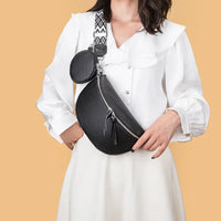 Hayley | Veredelte PU Leder-Schultertasche