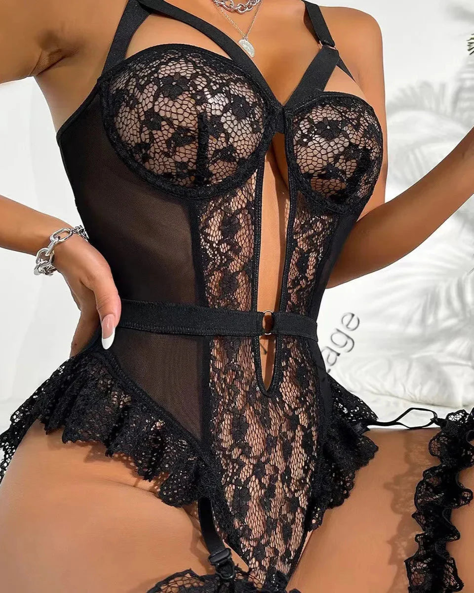 CELIA | Sexy Spitzen-Body