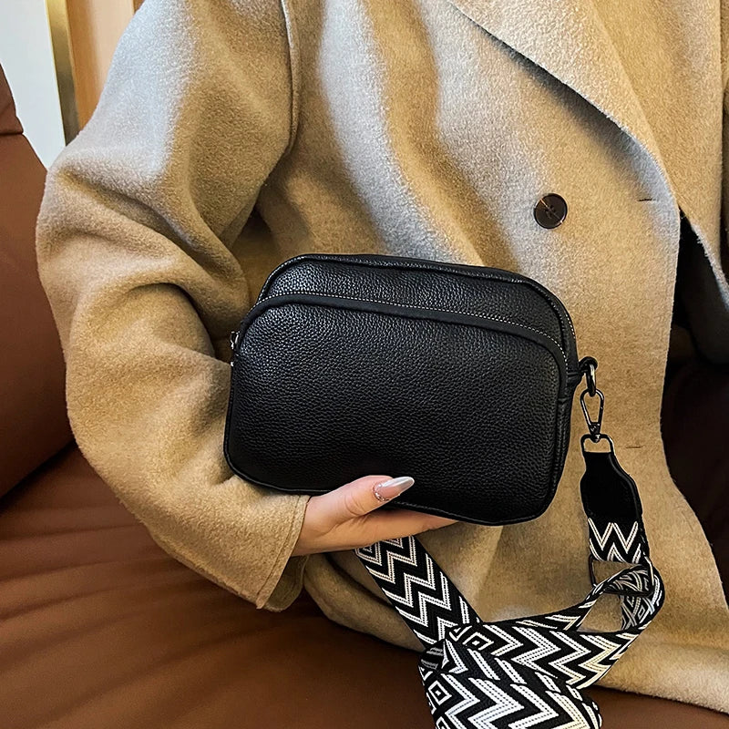Chelsea | Raffiniertes PU Leder Schultertasche