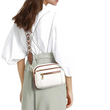 Edith | Raffinierte PU Leder-Schultertasche