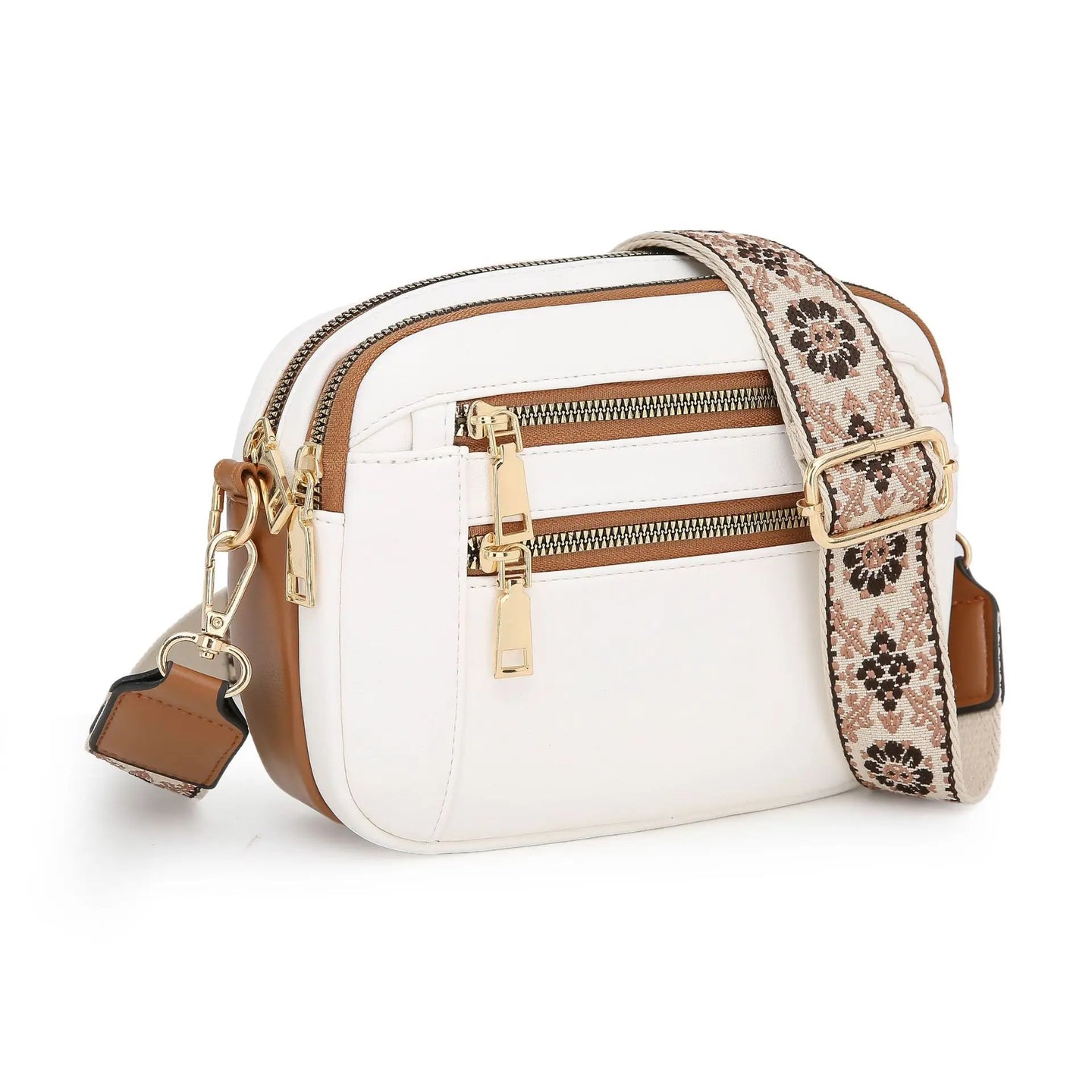 Ayla | Raffinierte PU Leder-Querträgertasche
