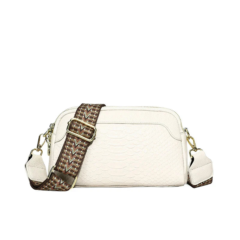 Amara | Verfeinertes PU Leder Schultertasche