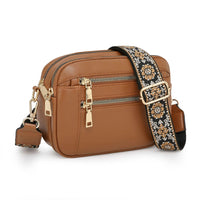 Ayla | Raffinierte PU Leder-Querträgertasche