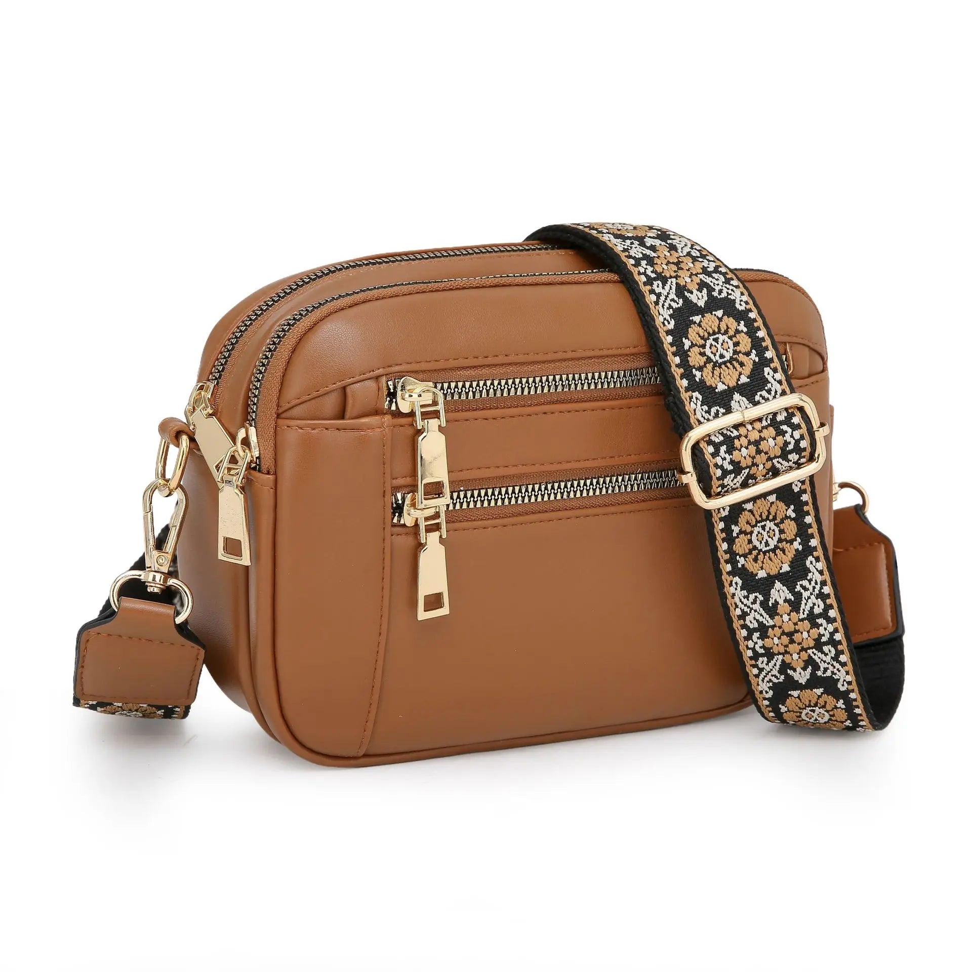 Ayla | Raffinierte PU Leder-Querträgertasche