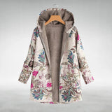 Rosalie™ | Stilvolle Fleecejacke mit Blumenmuster