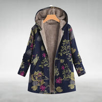 Rosalie™ | Stilvolle Fleecejacke mit Blumenmuster