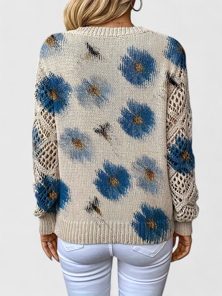Annelies™ | Elegante Pullover mit Blumenmuster