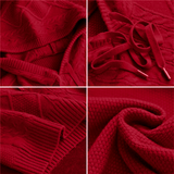 Leonie | Jacquard Kapuzen-Sweatshirt