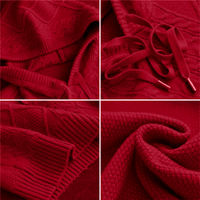 Leonie | Jacquard Kapuzen-Sweatshirt