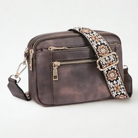Edith | Raffinierte PU Leder-Schultertasche