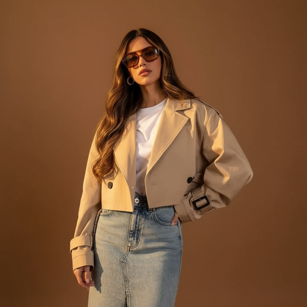 City Sleek | Stadtrischer Trenchcoat