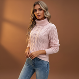 Amelia | Elegante gestrickte Rollkragenpullover